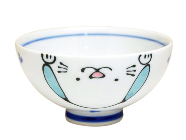 [Made in Japan] <Child tableware>Niko Niko club doggy Rice bowl