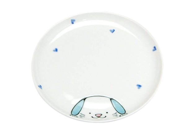 [Made in Japan] <Child tableware>Niko Niko club doggy Plate (Large)
