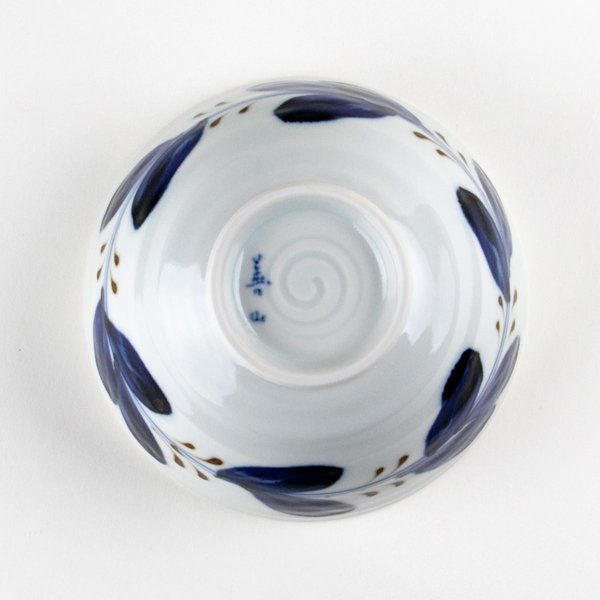 Photo4: Rice Bowl Leaf (Blue) (4)