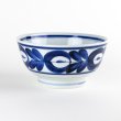 Photo1: Donburi Bowl for Noodles Megurihana (17.2 cm/6.8 in) (1)