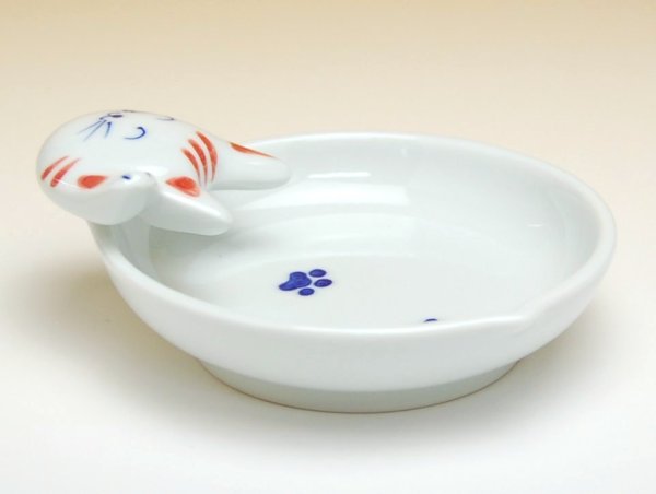 Photo2: Ladle Stand Koneko Cat (2)