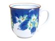 [Made in Japan] Hana tsudoi (Blue) mug