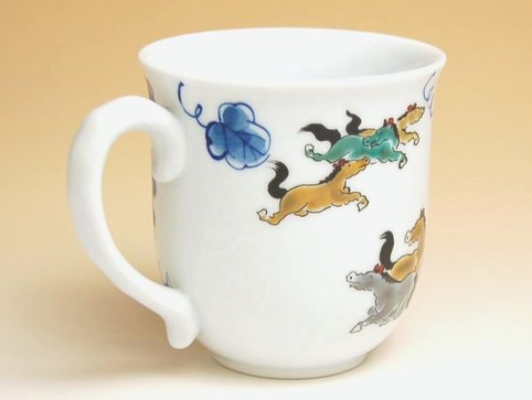 Photo3: Mug Umaku iku Nine Horses (3)