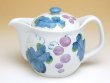 Photo2: Tea set for Green Tea 1 pc Teapot and 5 pcs Cups Muscat Grape (2)