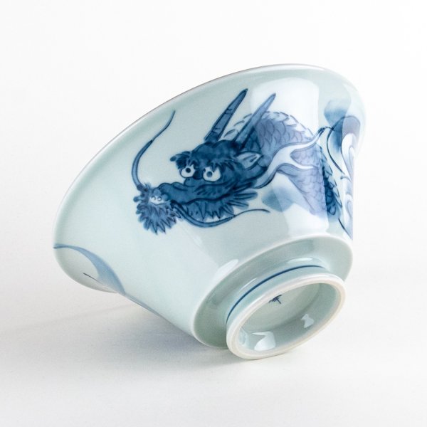 Photo6: Donburi Bowl for Noodles Matsu-Ryu Dragon (17.7 cm/7.0 in) (6)