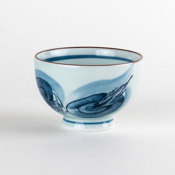 Photo2: Yunomi Tea Cup for Green Tea Matsu Ryu Dragon (2)