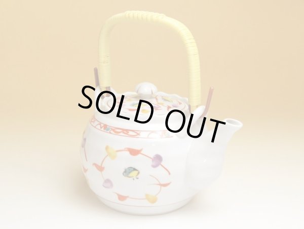 Photo2: Teapot Dobin Nishiki chidori (2)