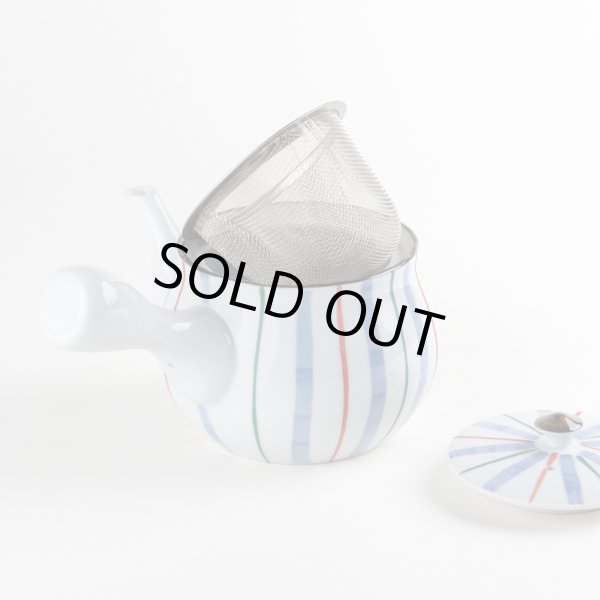 Photo7: Teapot Kyusu Nishiki kodai tokusa Small (7)