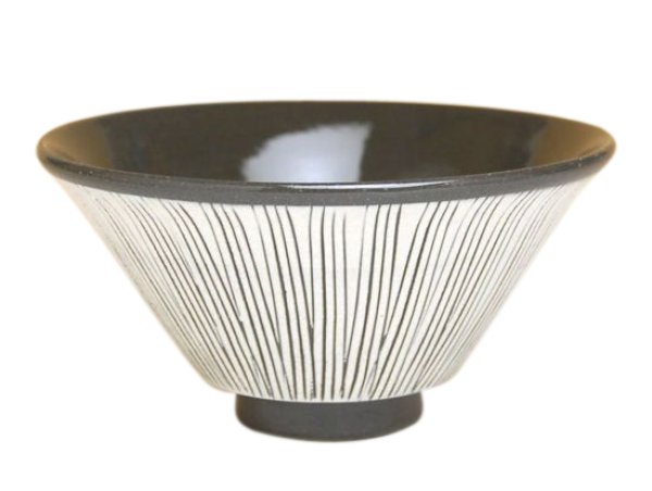 [Made in Japan] Senbori (Black) rice bowl