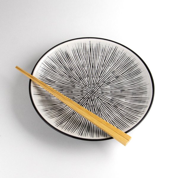 Photo5: Large Plate Senbori (20cm/7.9in) (5)
