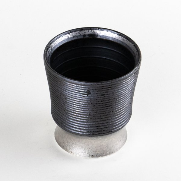 Photo2: Cup Border Silver (2)