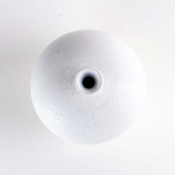 Photo3: Single-Flower Vase Ginga White (3)