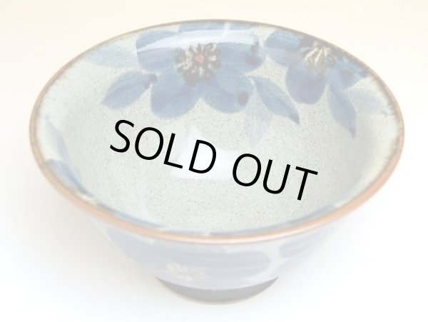 Photo3: Donburi Bowl for Noodles (17.5cm) Hana aizome (3)