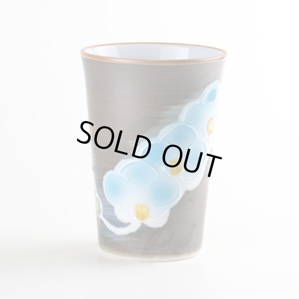 Photo3: Cup Ran-ran Orchid flower Blue (3)