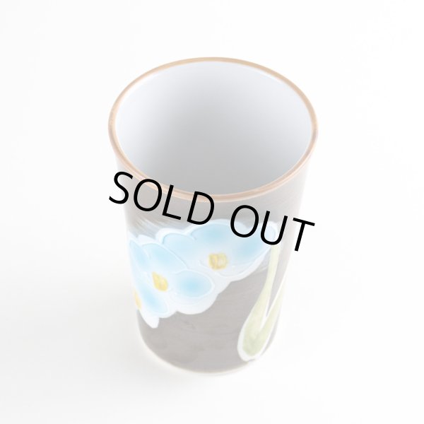 Photo4: Cup Ran-ran Orchid flower Blue (4)