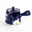Photo2: Teapot Kyusu Yusai Tsubaki Ruri Camellia (2)