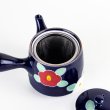 Photo6: Teapot Kyusu Yusai Tsubaki Ruri Camellia (6)