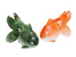 [Made in Japan] Hime kingyo goldfish (Green & Red) Ornament doll